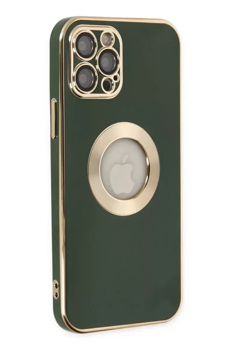 Newface İphone 12 Pro Max Kılıf Store Silikon - Yeşil
