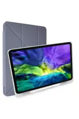 Newface Samsung Galaxy T870 Tab S7 11 Kılıf Kalemlikli Mars Tablet Kılıfı - Lavender