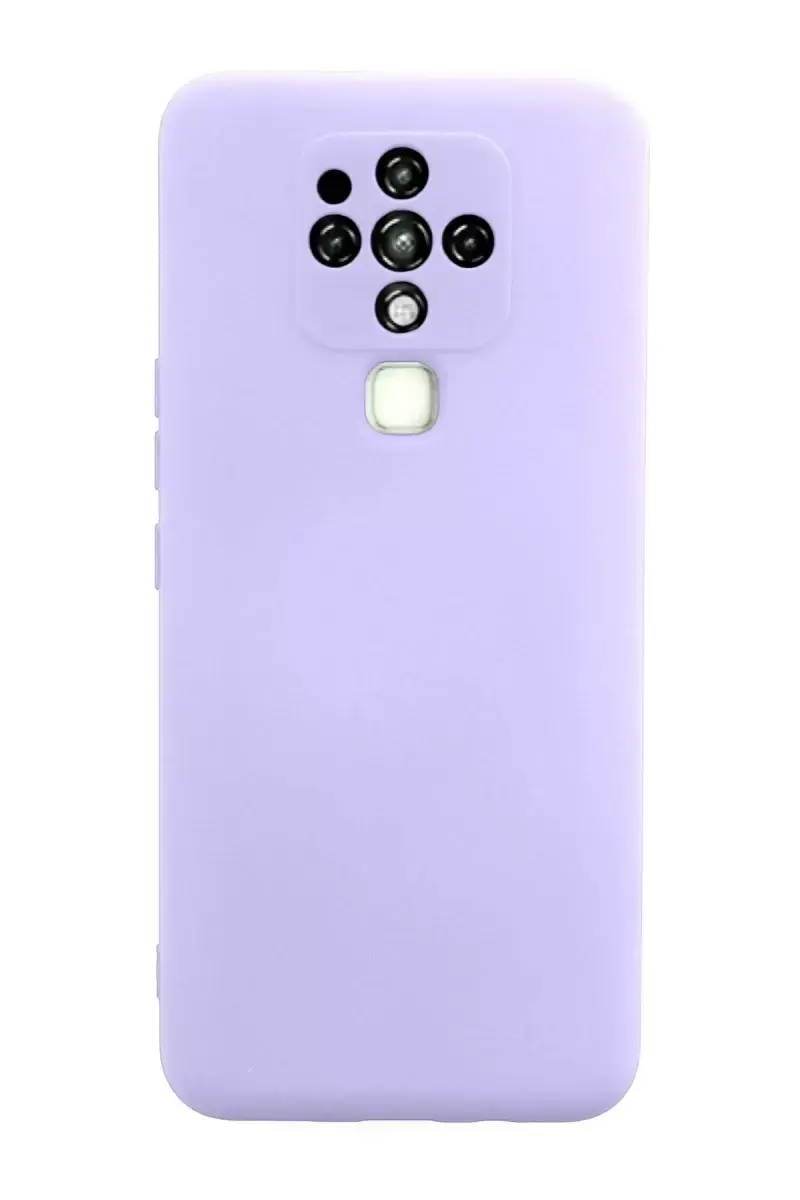 Newface Tecno Camon 16 Kılıf Nano İçi Kadife Silikon - Lila