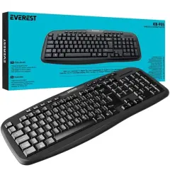 Everest Kb-955 Siyah Usb Multimedia Kablolu Q Standart Klavye