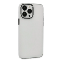 İphone 13 Pro Max Kılıf Modos Metal Kapak - Şeffaf