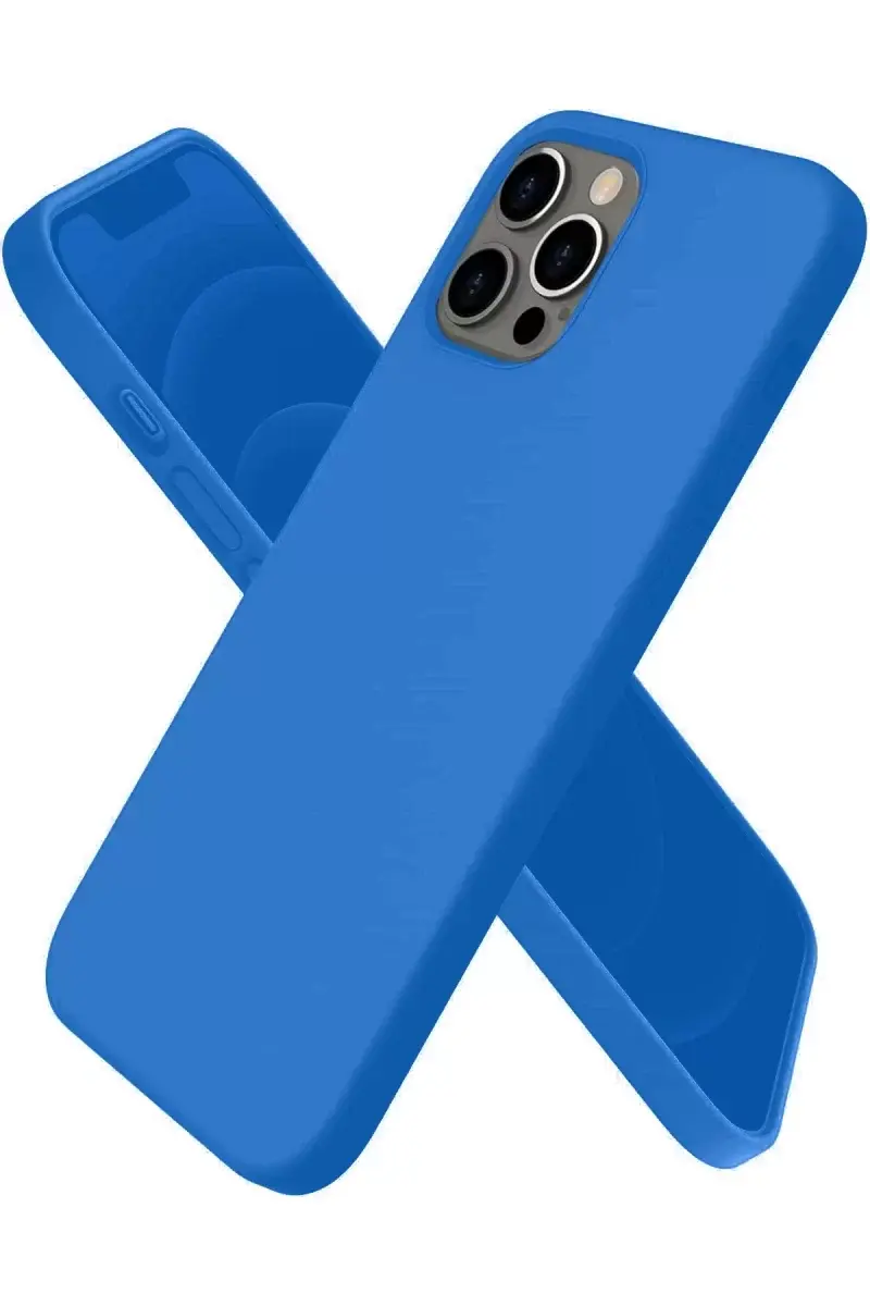 Newface İphone 12 Pro Kılıf First Silikon - Mavi