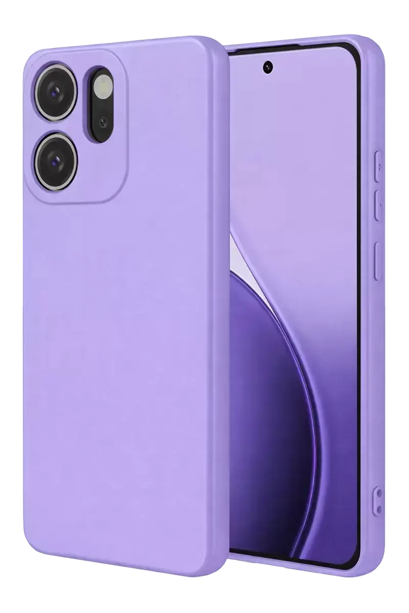 Newface Oppo Reno 14f First Silikon - Lila