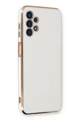 Newface Samsung Galaxy A13 4g Kılıf Volet Silikon - Beyaz
