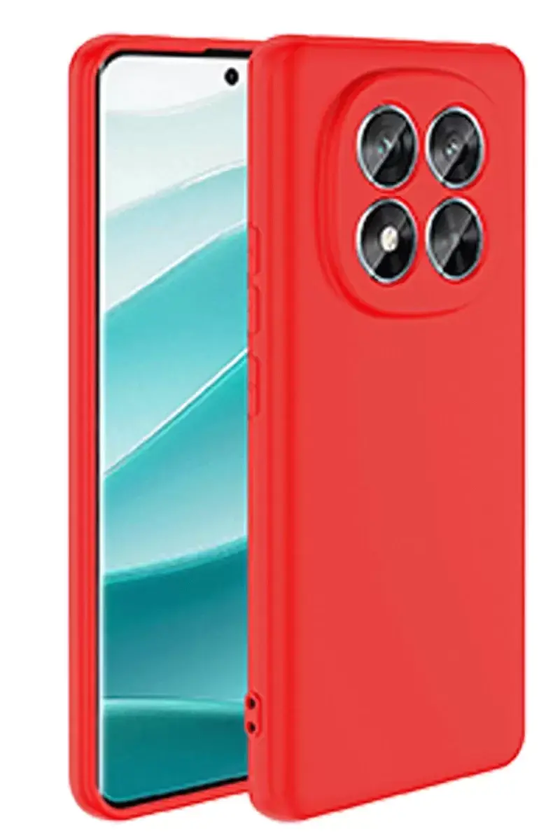 Newface Xiaomi Redmi Note 14 Pro 4g Kılıf First Silikon - Kırmızı
