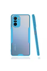 Newface Xiaomi Poco F3 Kılıf Platin Silikon - Mavi