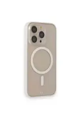 Newface Apple İphone 14 Pro Kılıf Grand Magneticsafe Kapak - Beyaz