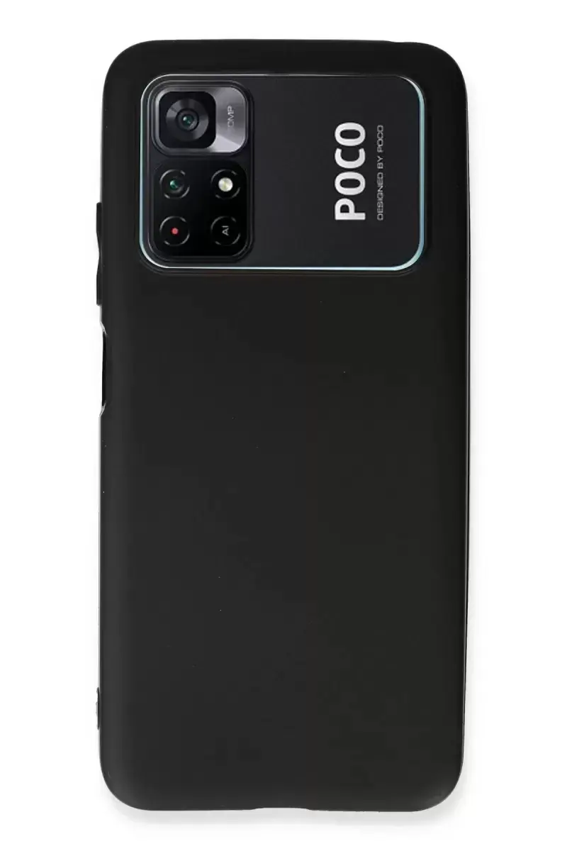 Newface Xiaomi Poco M4 Pro 4g Kılıf First Silikon - Siyah