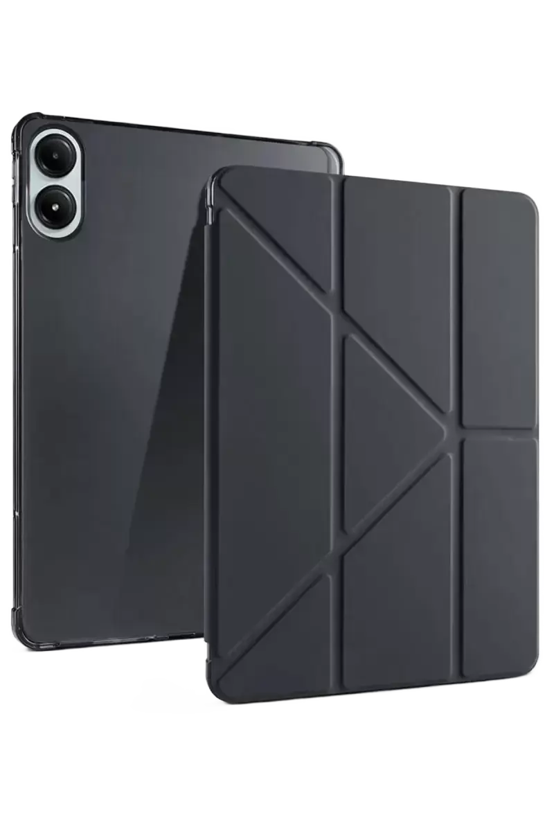 Newface Xiaomi Redmi Pad Pro 12.1 Kılıf Kalemlikli Mars Tablet Kılıfı - Siyah
