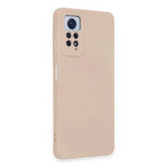 Xiaomi Redmi Note 12 Pro 4g Kılıf Nano İçi Kadife Silikon - Pudra