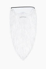 Beyaz Renk Lastikli Uzun Takma Sakal 40 Cm