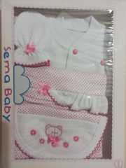 Sema Bebe 5'li Set - Pembe