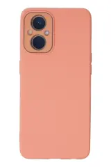 Newface Oppo Reno 7 Lite Kılıf Lansman Glass Kapak - Pembe