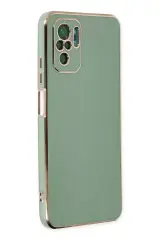 Newface Xiaomi Redmi Note 10 Kılıf Volet Silikon - Açık Yeşil