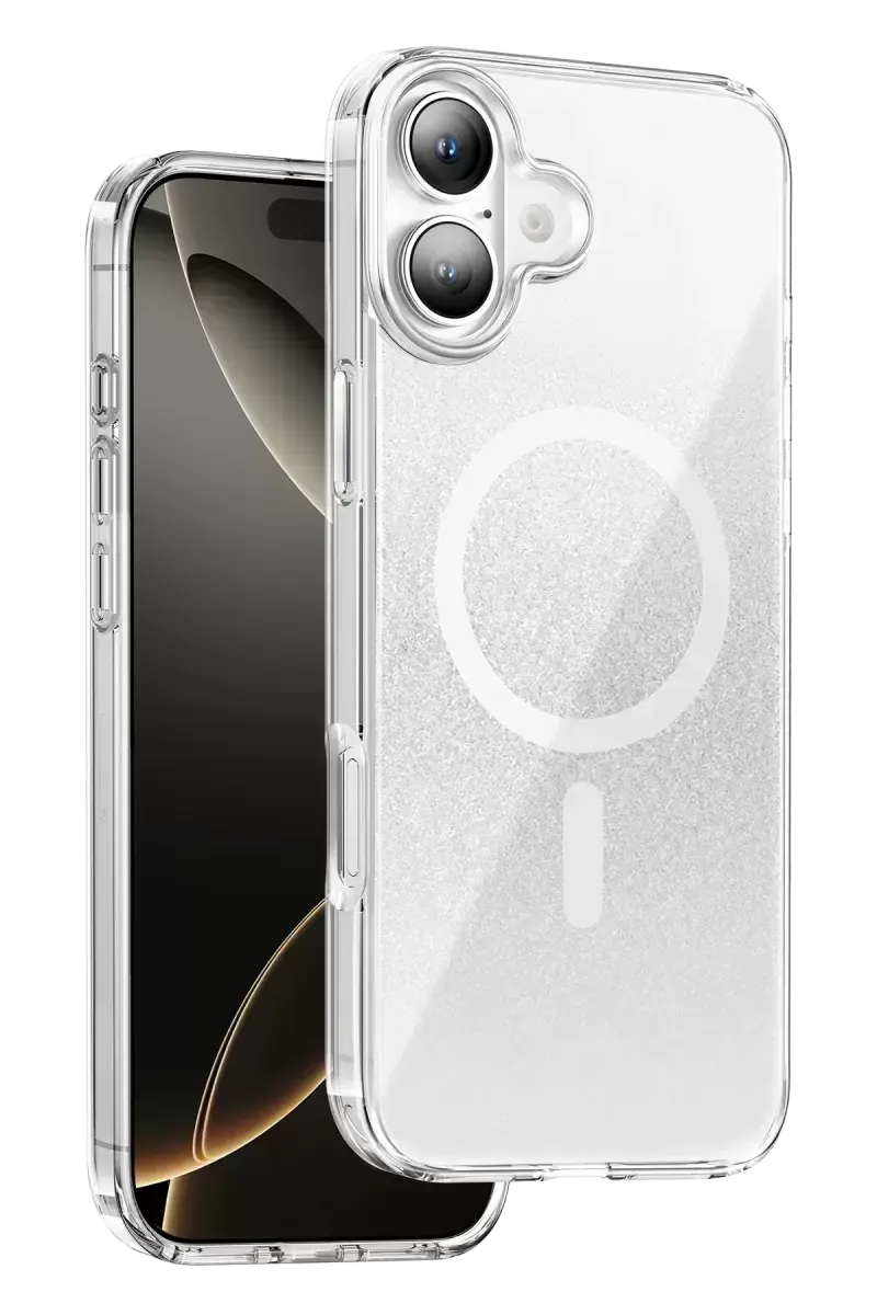 Onegif Apple İphone 17 Sora Simli Magsafe Kapak - Beyaz