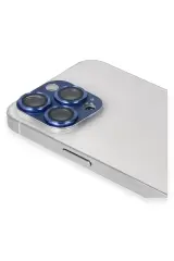 Newface Apple İphone 13 Pro Max Pers Alüminyum Kamera Lens - Lacivert
