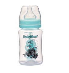 BabyTime BT075 Geniş Ağız Pp Biberon 250Cc - Yeşil