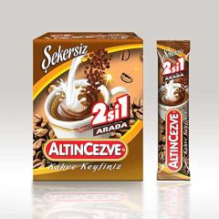 2 si 1 Arada Kahve 13 Gr X 20 Adet - Şekersiz İkisi Birarada