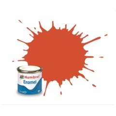 Enamel Maket Boyası - Red Satin - 14ml - N:132