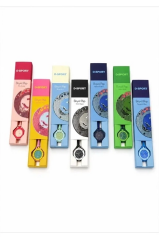 Renkli Lüks Saat Tasarımlı Çanta Süsü Bag Charm Anahtarlık Siyah
