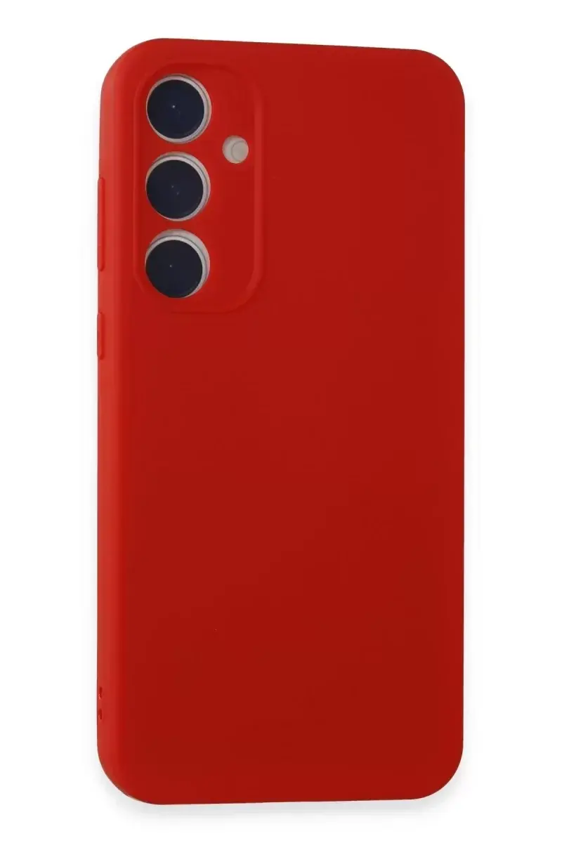 Newface Samsung Galaxy A35 5g Kılıf First Silikon - Kırmızı