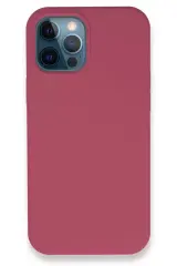 Newface İphone 12 Pro Kılıf Lansman Legant Silikon - Fuşya