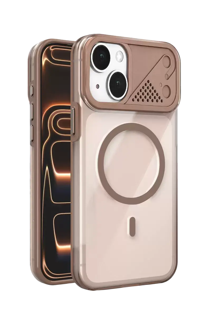 Joko Apple İphone 14 Zinko Magsafe Kapak - Çöl Titanyum