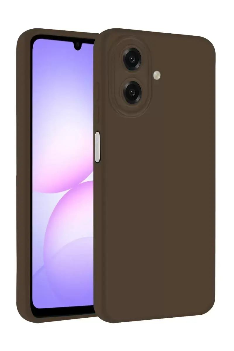 Newface Samsung Galaxy A07 4g First Silikon - Kahverengi
