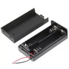 Powermaster  2'li Aa Kapaklı Switch'li Pil Yuvası (ıc-233c