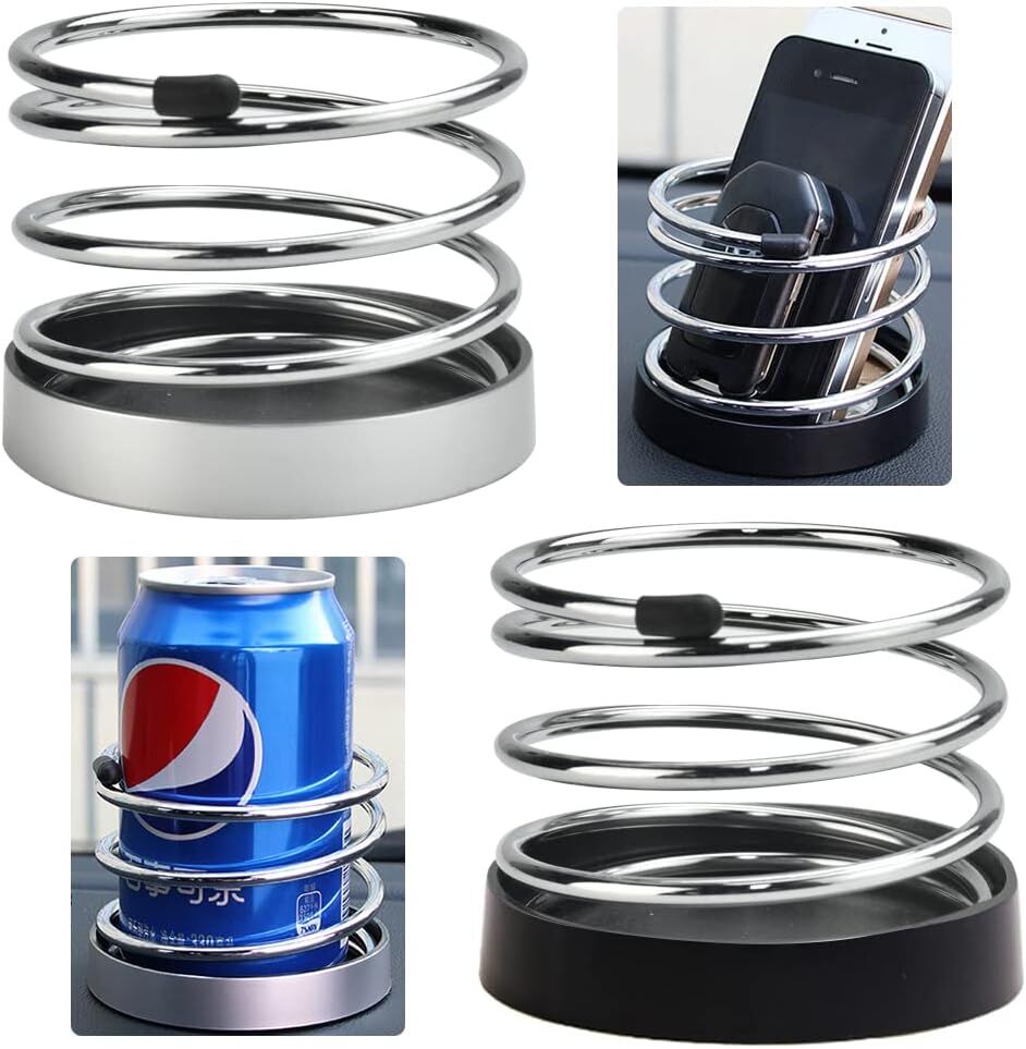 Yaylı Bardaklık Bardak İçeçek Tutucu Siyah