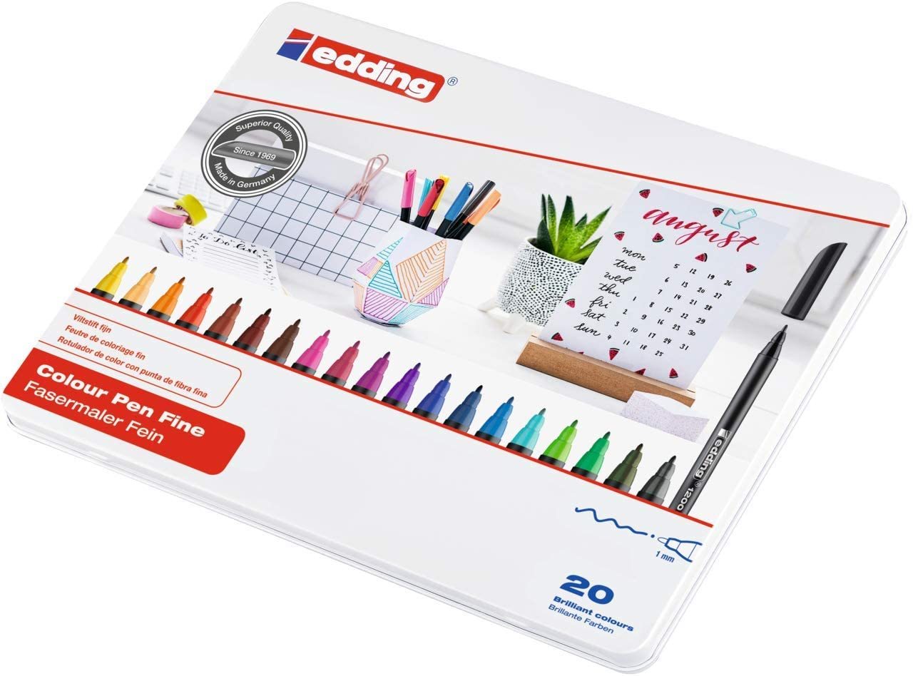 Keçe Uçlu Kalem Seti - 20'li - 1mm