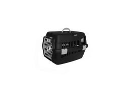 Markapet Lüx Kedi Köpek Taşıma Çantası 32 X 48 X 32 cm Siyah-Gri