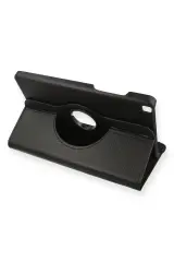 Newface Samsung Galaxy T290 Tab A 8 Kılıf 360 Tablet Deri Kılıf - Siyah