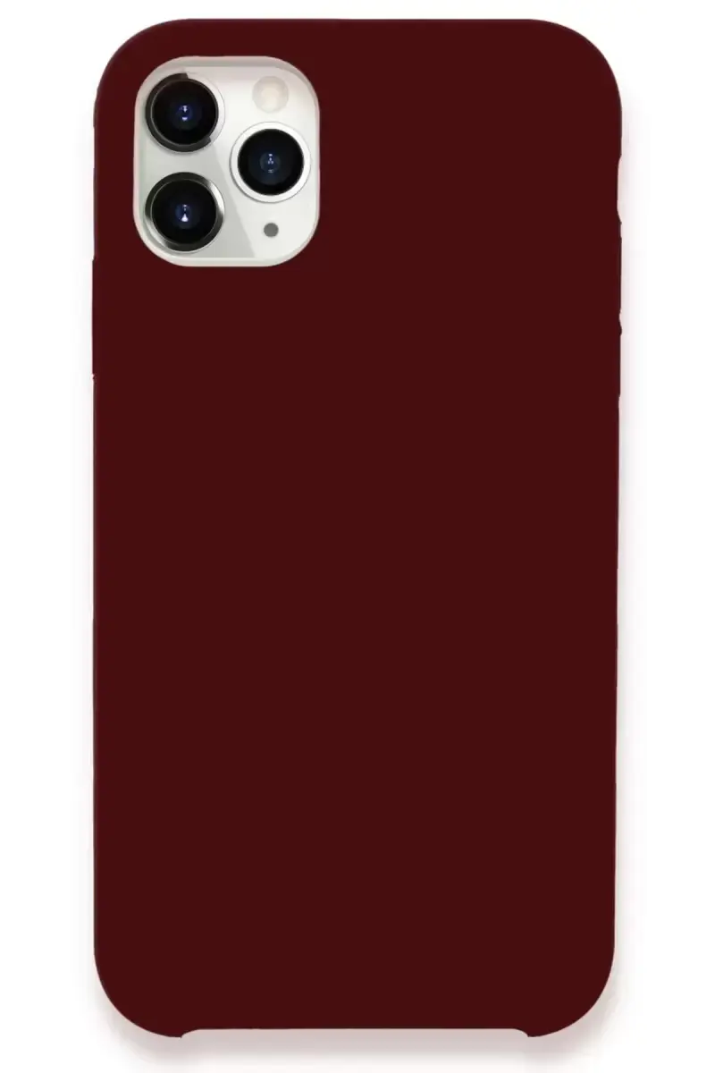 Newface Apple İphone 11 Pro Max Kılıf Lansman Legant Silikon - Bordo