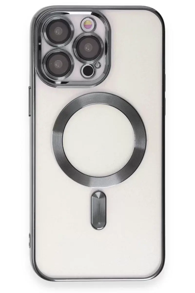 Newface İphone 15 Pro Max Kılıf Kross Magneticsafe Kapak - Titan Gri
