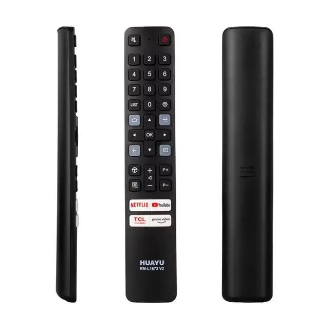 Tcl Rm-l1673 V2 Netflix - Prime Video - Tcl Chanel - Youtube Tuşlu Tcl Lcd Led Tv Kumanda
