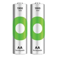 Gp Recyko 1300 Mah Ni-mh 1.2 Volt Aa Kalem Şarjlı Pil 2li Paket