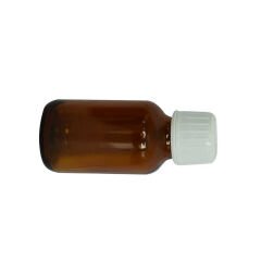 Boş Kilitli Kapaklı Cam Şişe Koyu Renkli 50 cc
