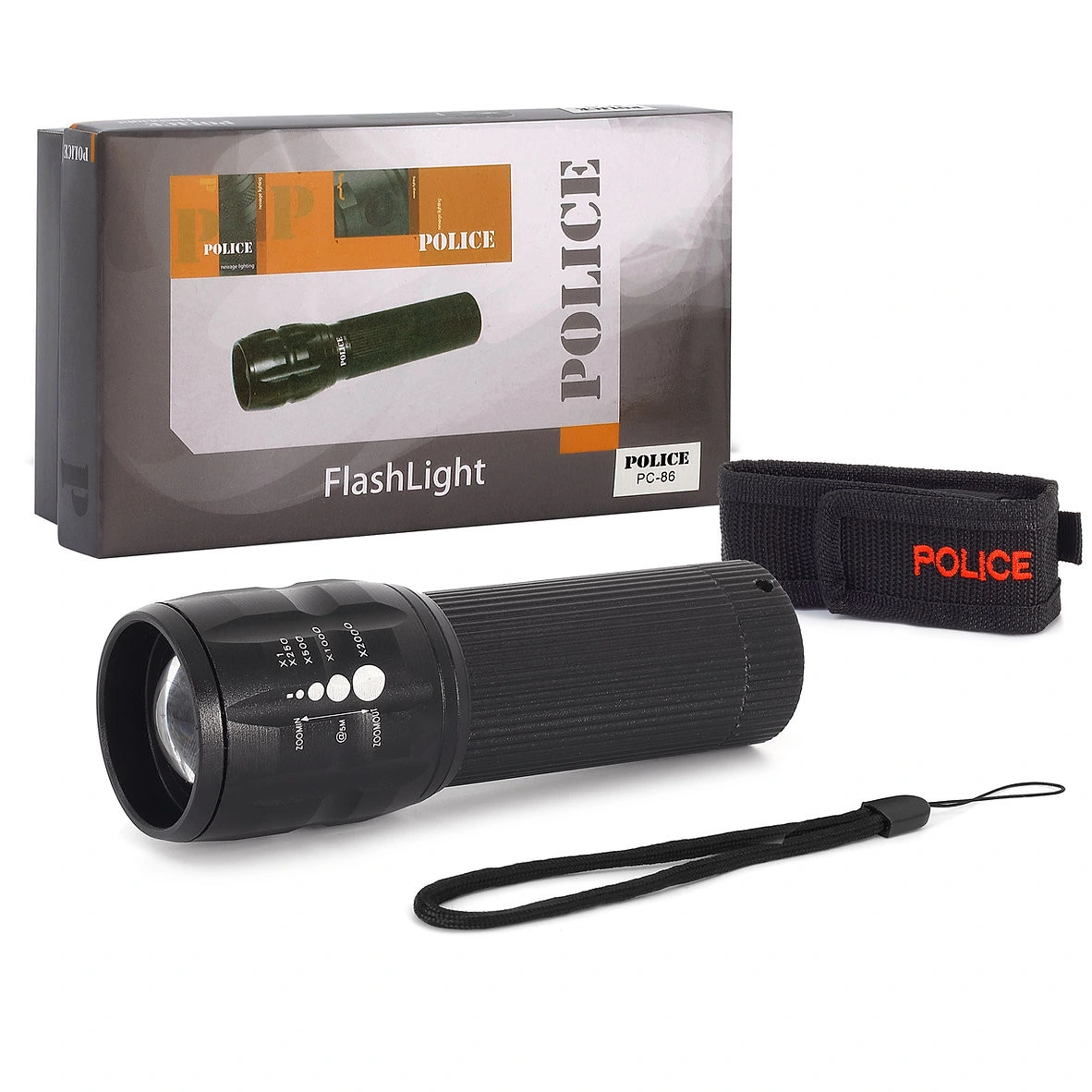 Police Pc-86 Uv Led Mor Işıklı Para Kontrol El Feneri