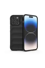 Newface İphone 16 Pro Kılıf Optimum Silikon - Siyah