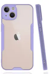Newface İphone 14 Plus Kılıf Platin Silikon - Lila