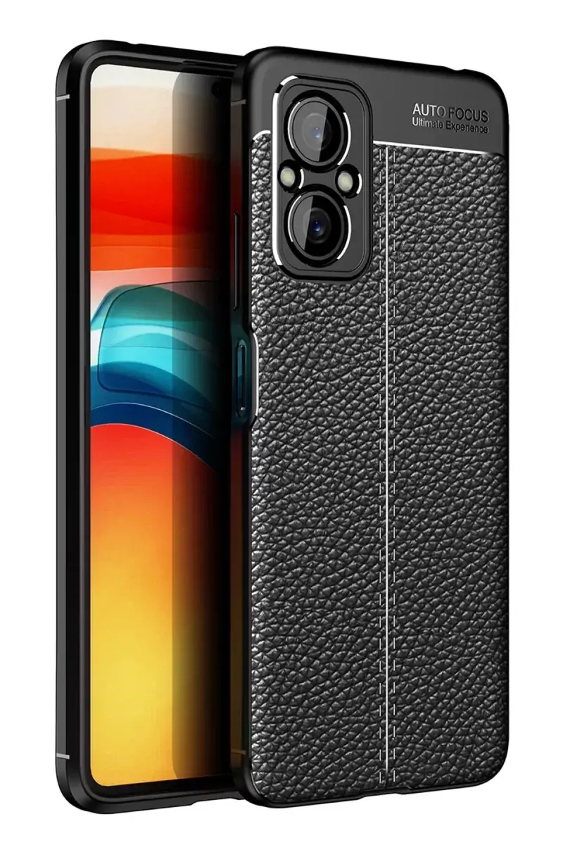Newface Xiaomi Poco M5 Kılıf Auto Focus Kapak - Siyah