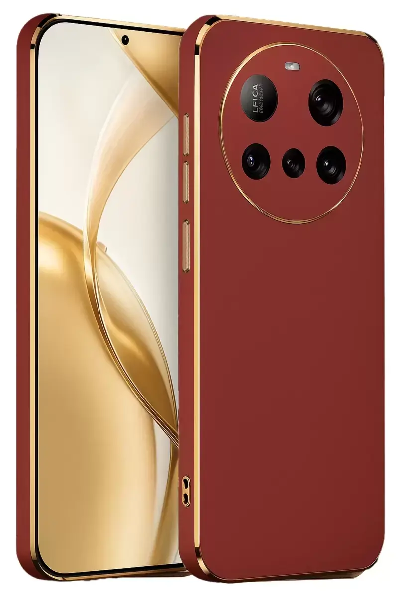 Newface Xiaomi Mi 15 Ultra Kılıf Volet Silikon - Kırmızı