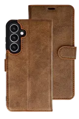 Newface Samsung Galaxy S26 Plus Trend S Plus Kapaklı Kılıf - Taba