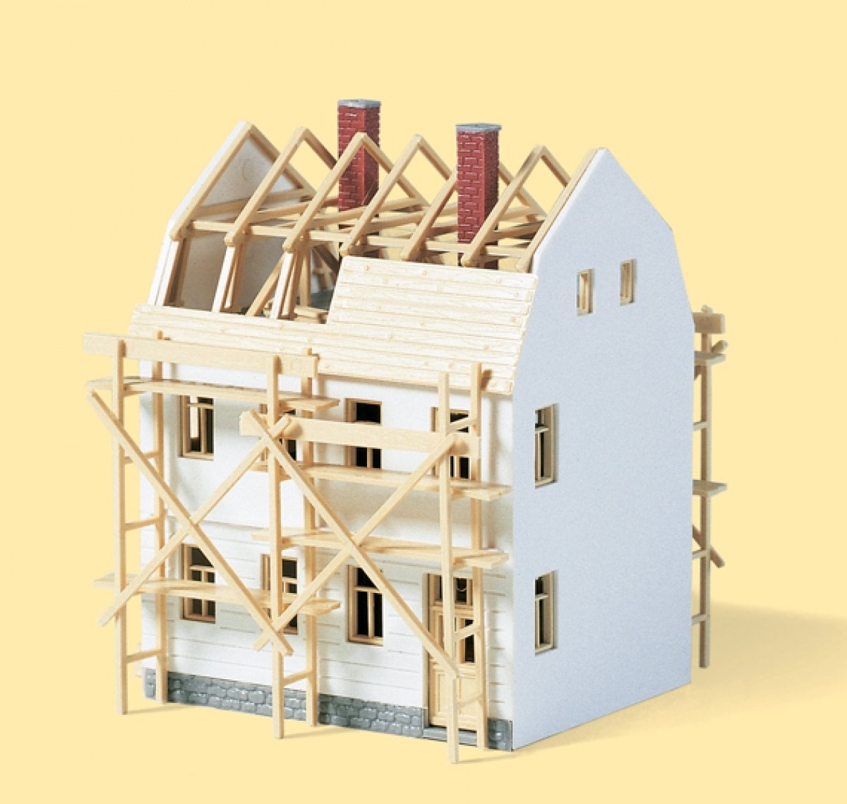 Maket İnşaat Halinde Ev - 1/100 - 12270