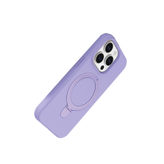İphone 14 Pro Max Regal Magsafe Standlı Kapak - Lila