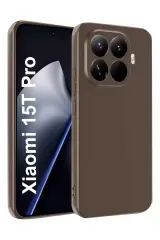 Newface Xiaomi Mi 15t Pro First Silikon - Kahverengi