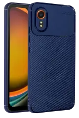 Newface Samsung Galaxy Xcover 7 Kılıf Auto Focus Karbon Kapak - Lacivert