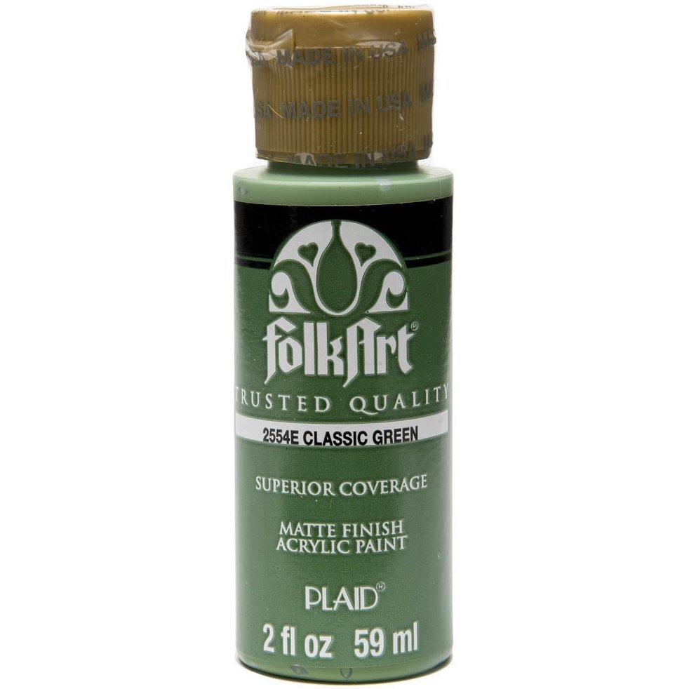 Folkart Akrilik Boya 59 ml - 2554 Classic Green