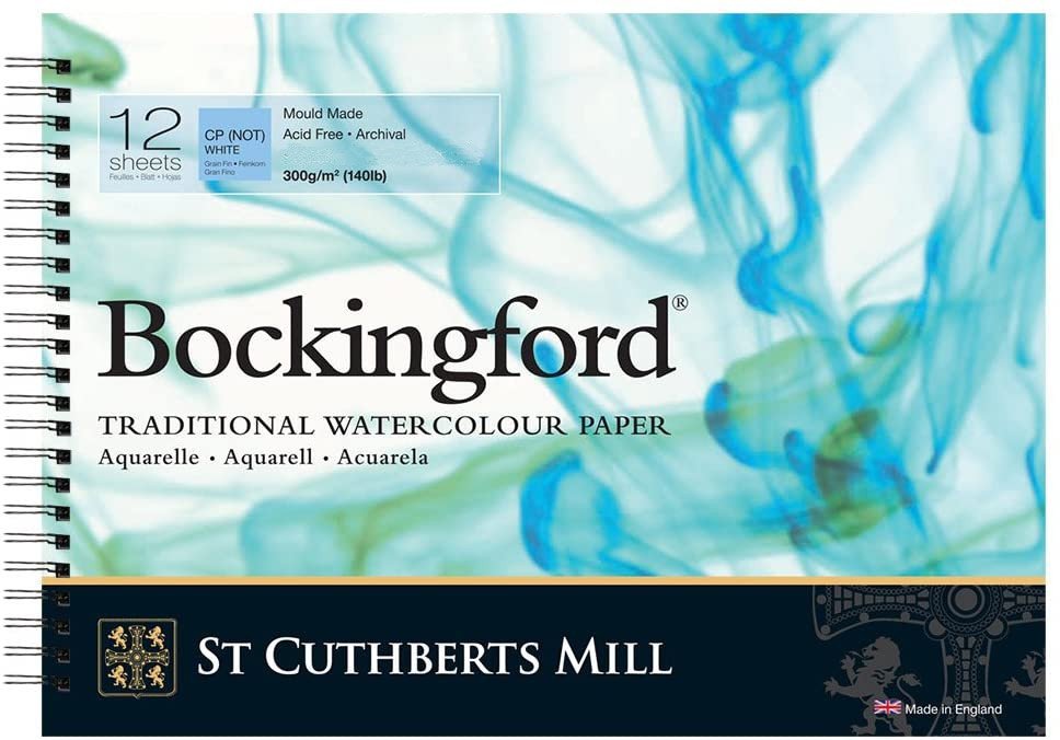 Bockingford Cold Press Spiralli Suluboya Blok A3 300gr 12 Yaprak